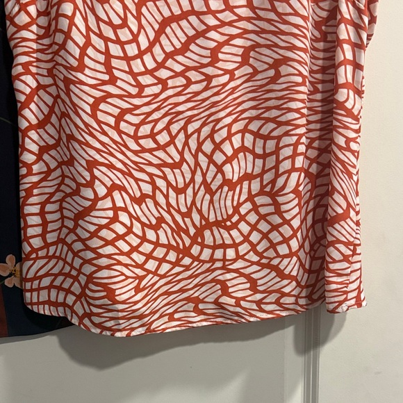 CAbi Women's navy Floral and Orange Patterned Blouses - Picture 4 of 6